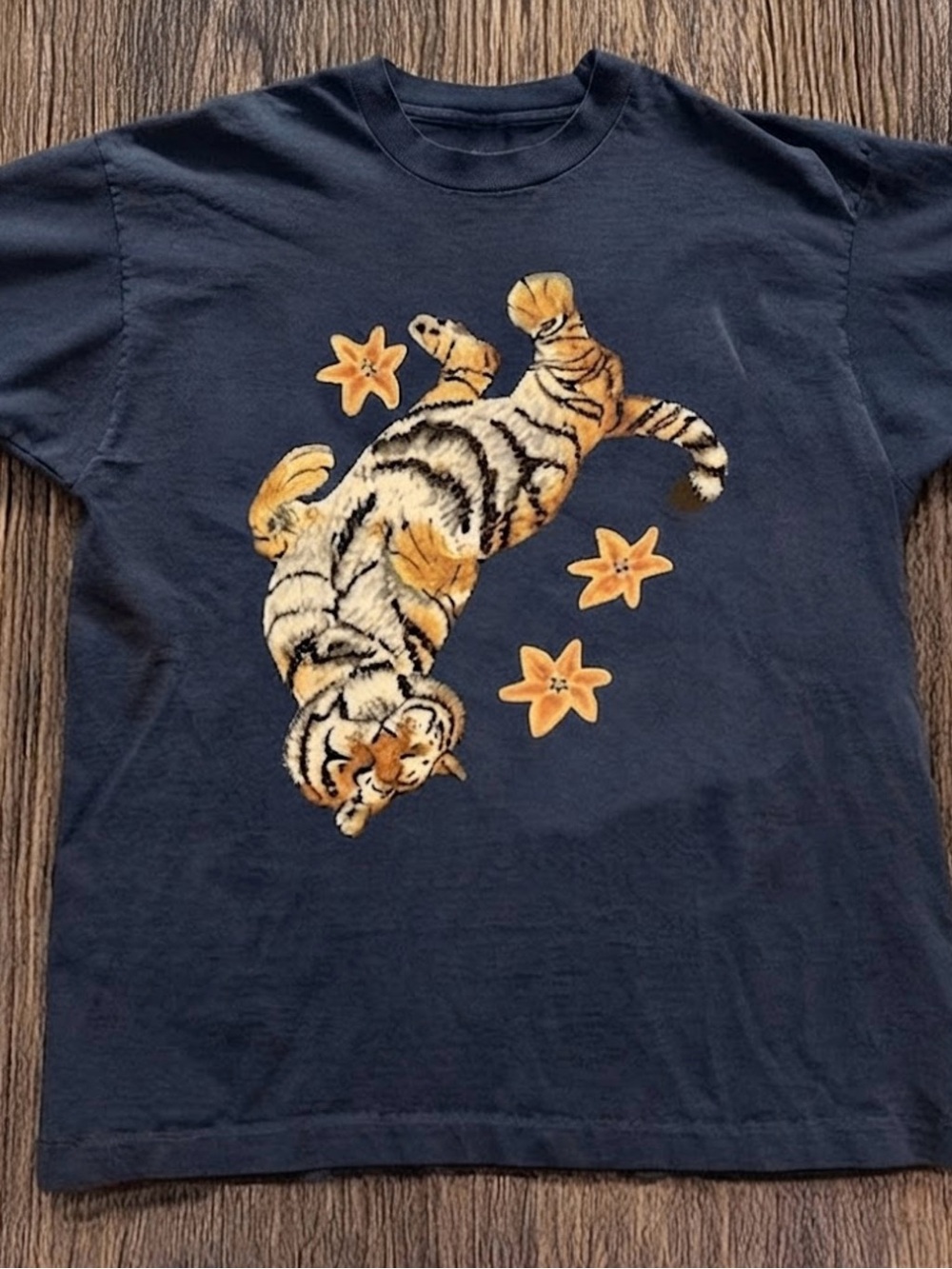 Tiger Graphic Cotton T-shirt Gildan Unisex Casual Tee